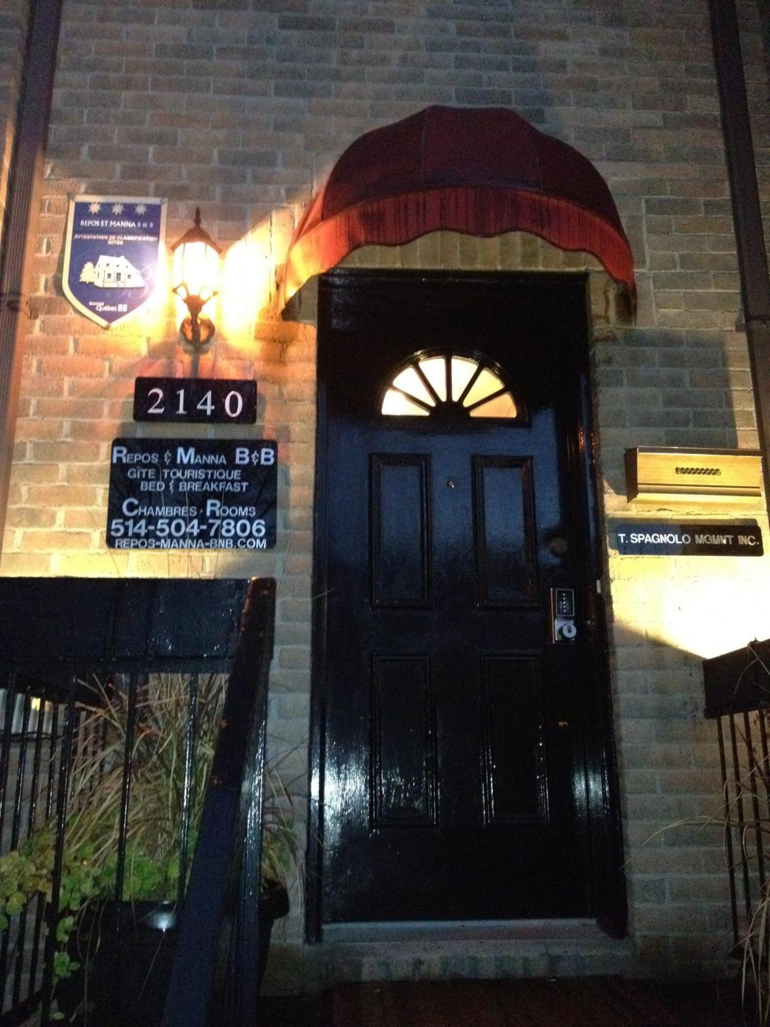 Bed and Breakfast Repos & Manna Downtown Montréal Exterior foto
