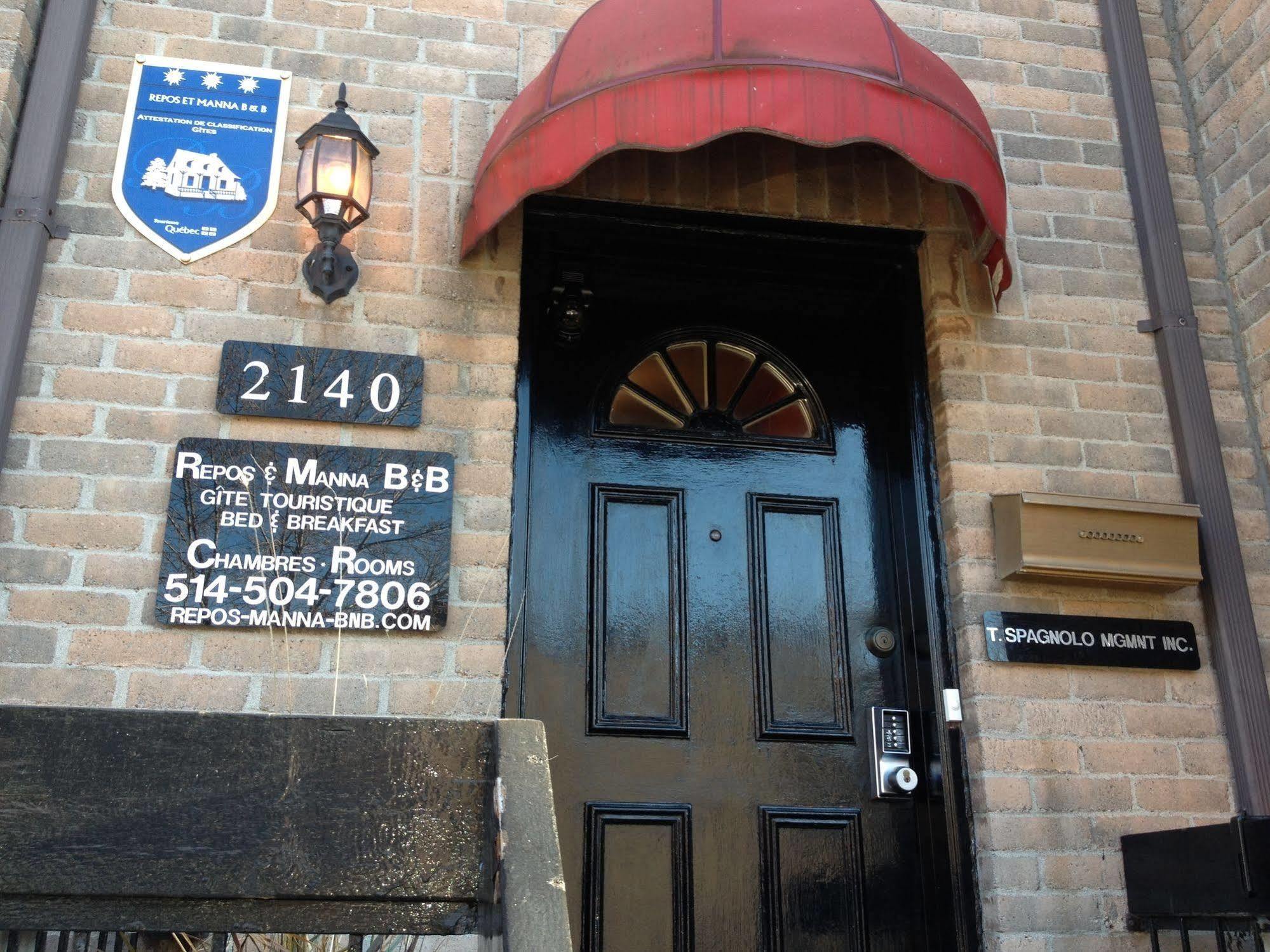 Bed and Breakfast Repos & Manna Downtown Montréal Exterior foto